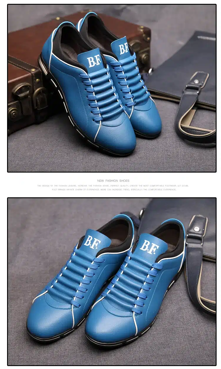 Plus size 37-48 Brand Men Shoes England Trend Casual Leisure Shoes Leather Shoes Breathable For Male Footear Loafers Men's Flats 16
