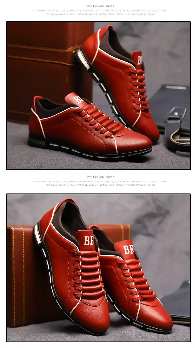 Plus size 37-48 Brand Men Shoes England Trend Casual Leisure Shoes Leather Shoes Breathable For Male Footear Loafers Men's Flats 18