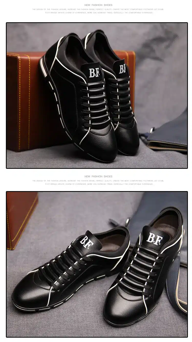 Plus size 37-48 Brand Men Shoes England Trend Casual Leisure Shoes Leather Shoes Breathable For Male Footear Loafers Men's Flats 19