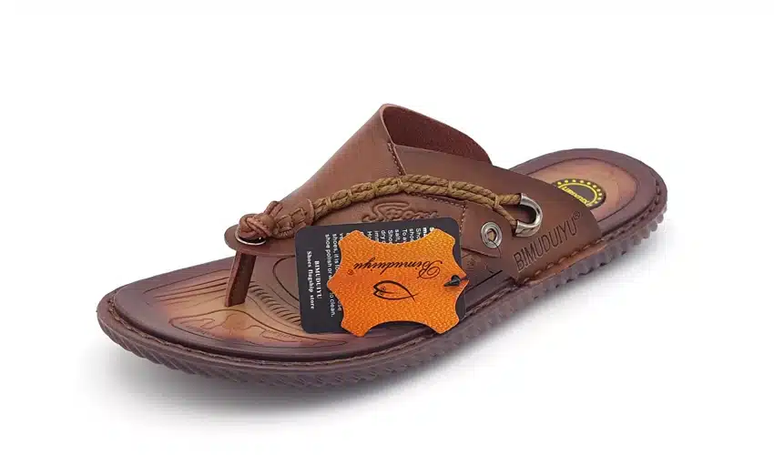 BIMUDUIYU Luxury Brand Flip Flops Soft comfortable Microfiber Leather Slippers Beach Slipper Flip Flop Summer Shoe For Men 15