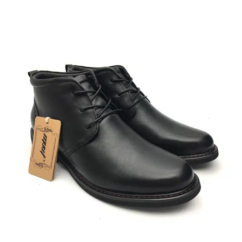 Genuine Leather Men Boots, Handmade Super Warm Men Winter Shoes,High Quality Ankle Boots For Autumn And Winter Shoes 22