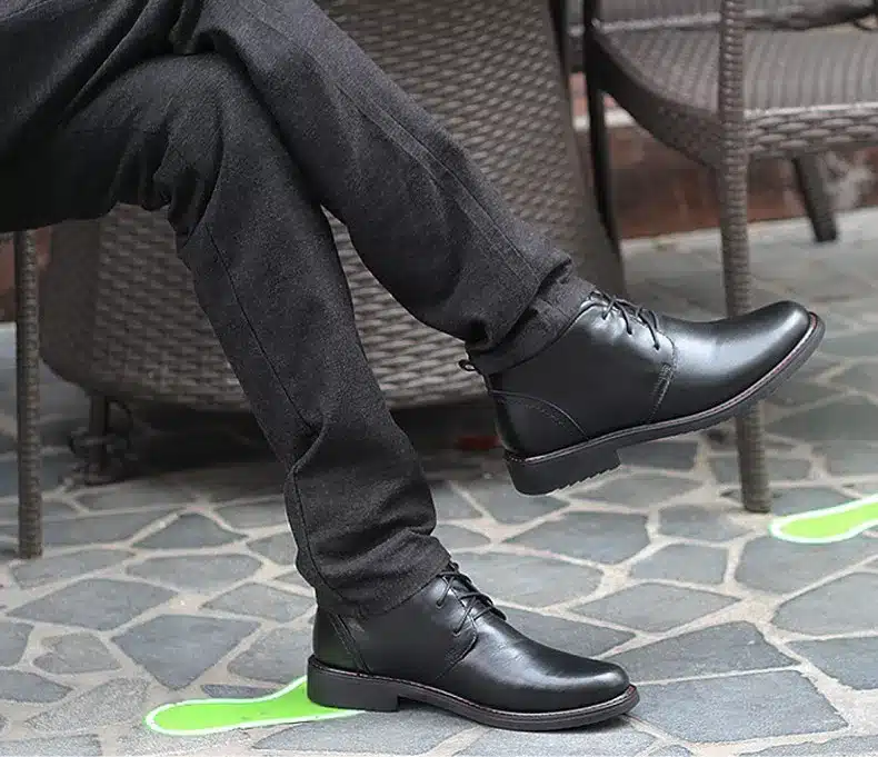 Genuine Leather Men Boots, Handmade Super Warm Men Winter Shoes,High Quality Ankle Boots For Autumn And Winter Shoes 27