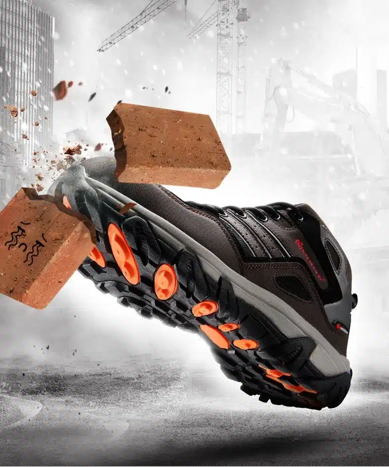 Modyf men winter warm steel toe cap work safety shoes casual reflective breathable outdoor boots puncture proof footwear 13