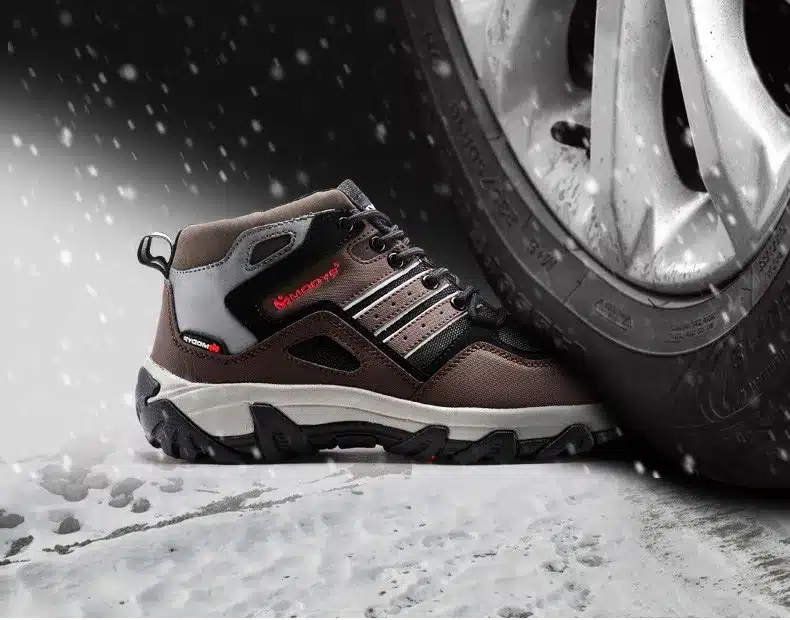 Modyf men winter warm steel toe cap work safety shoes casual reflective breathable outdoor boots puncture proof footwear 19