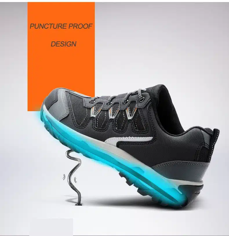 Modyf men steel toe cap work safety shoes casual reflective breathable outdoor boots puncture proof protection footwear 19