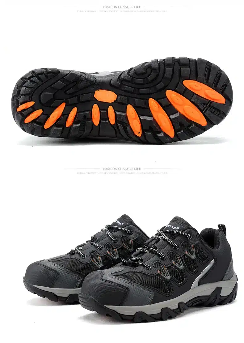 Modyf men steel toe cap work safety shoes casual reflective breathable outdoor boots puncture proof protection footwear 25