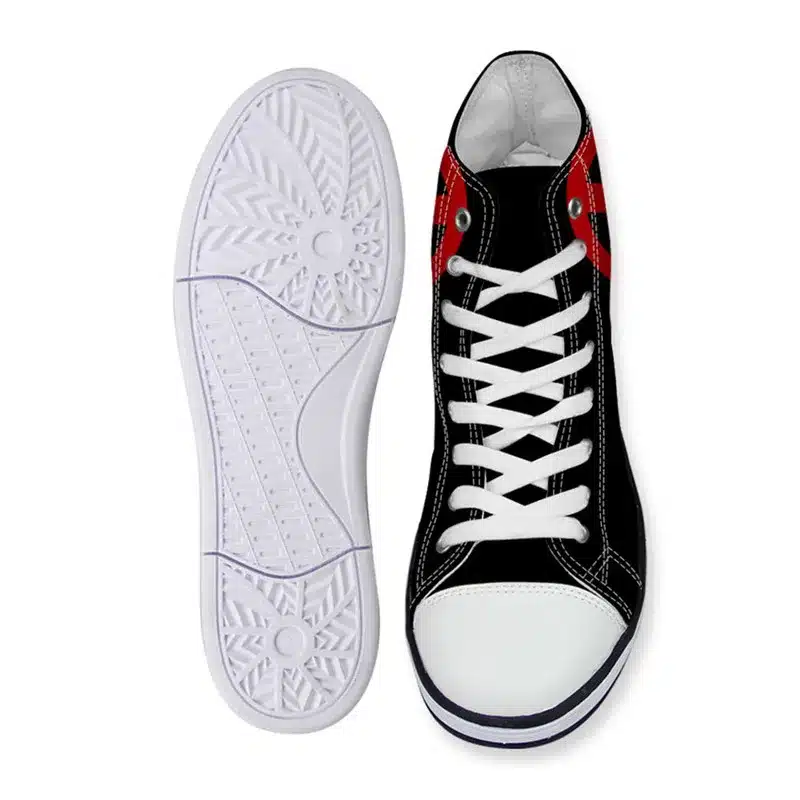 FORUDESIGNS Hot Mens High Top Canvas Shoes Classic Men Lace-up Vulcanized Shoes Cool Super Hero Deadpool Printed High-top Shoes 19