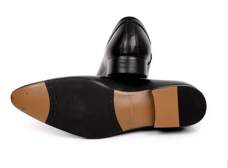 Large size EUR45 fashion Black flats genuine leather mens suede dress shoes pointed toe business dress shoes mens wedding shoes 16