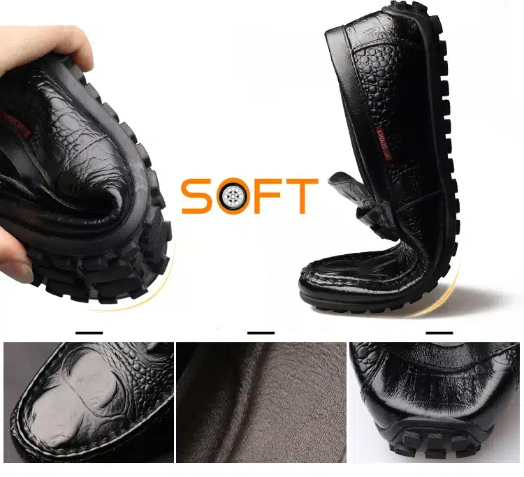 MVVT 2017 New Slip-On Men Formal Shoes Basic Dress Shoes Genuine Leather Shoes Men Fashion Crocodile Grain Men Flats 15