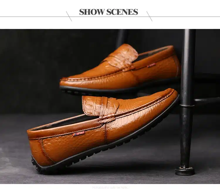 MVVT 2017 New Slip-On Men Formal Shoes Basic Dress Shoes Genuine Leather Shoes Men Fashion Crocodile Grain Men Flats 16