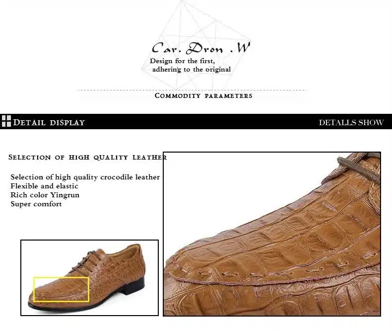 BIMUDUIYU Fashion Crocodile Grain Genuine Leather Lace-Up Business Shoes Men Dress Leather Shoes zapatos hombre Big Size 39-49 22
