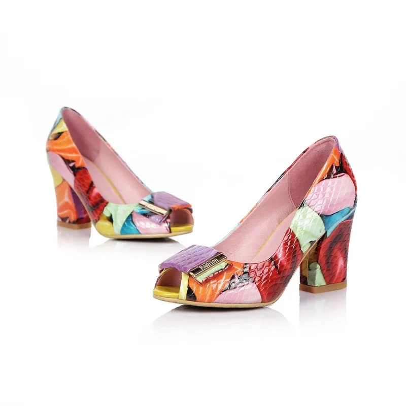 EGONERY fashion pumps shoes 2017 summer women high heels open toe shoes woman office shoes plus size party ladies dance pumps 21