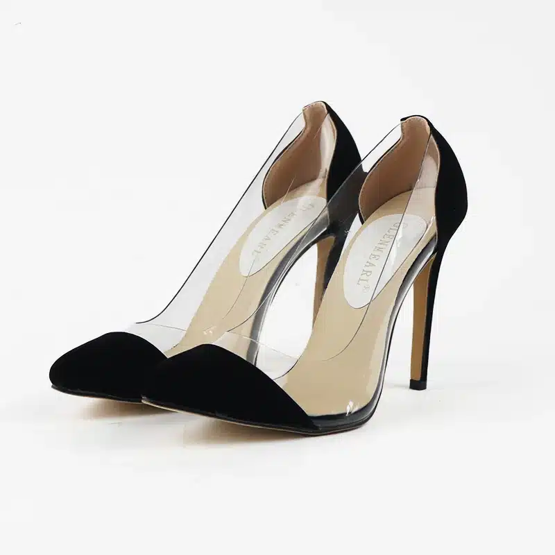 2017 Spring Autumn Sexy Pointed Women Pumps High-heeled Women Shoes Beige Black White High Heels Wedding Shoes Plus Size 42 XP35 10