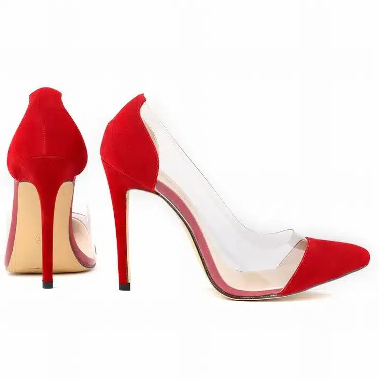 2017 Spring Autumn Sexy Pointed Women Pumps High-heeled Women Shoes Beige Black White High Heels Wedding Shoes Plus Size 42 XP35 12