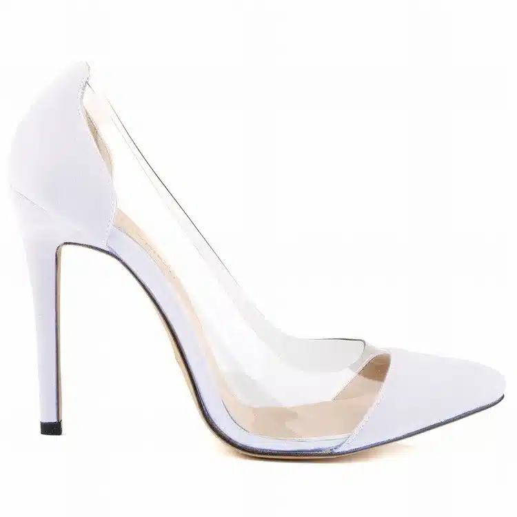 2017 Spring Autumn Sexy Pointed Women Pumps High-heeled Women Shoes Beige Black White High Heels Wedding Shoes Plus Size 42 XP35 15