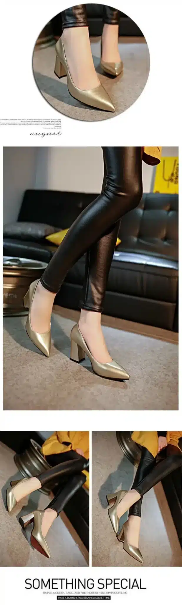 AREQW 2017 summer Office shoes Women Pumps high heels Party Simple Pointed Shallow high heels Woman Office leather shoes women 3