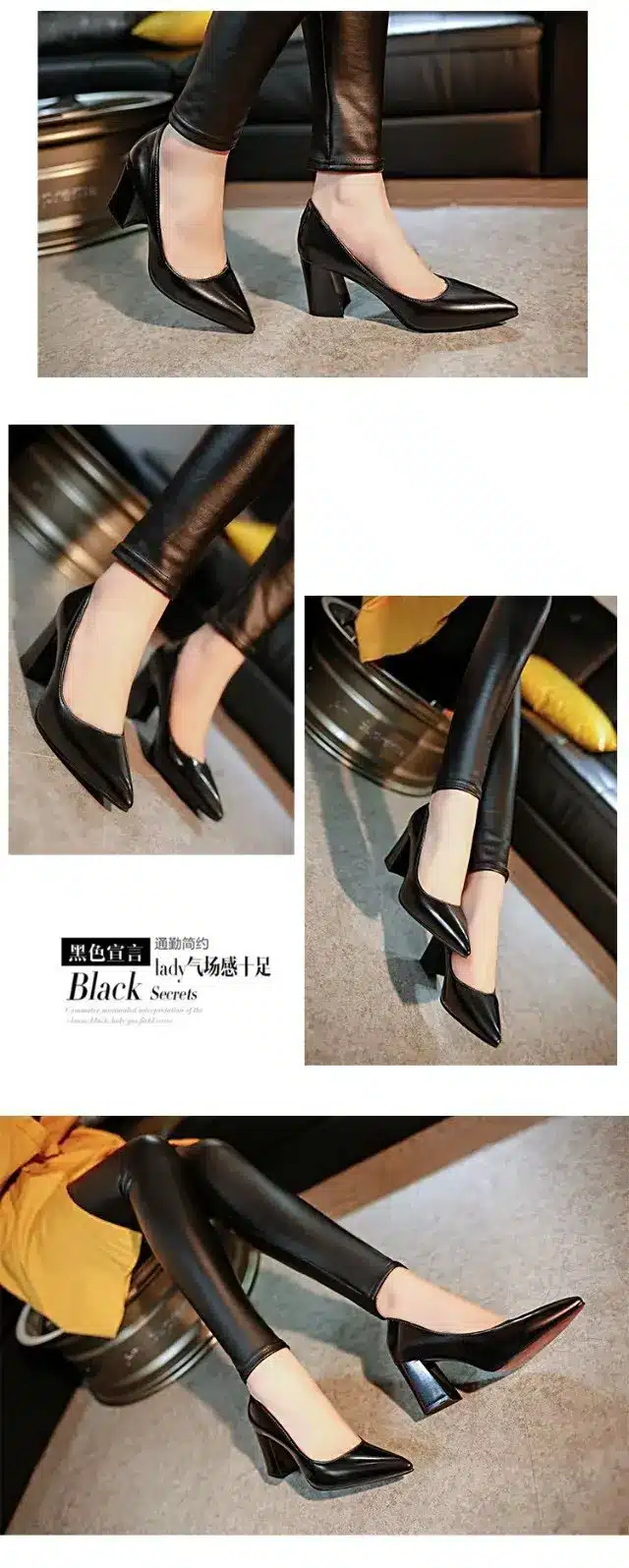 AREQW 2017 summer Office shoes Women Pumps high heels Party Simple Pointed Shallow high heels Woman Office leather shoes women 6