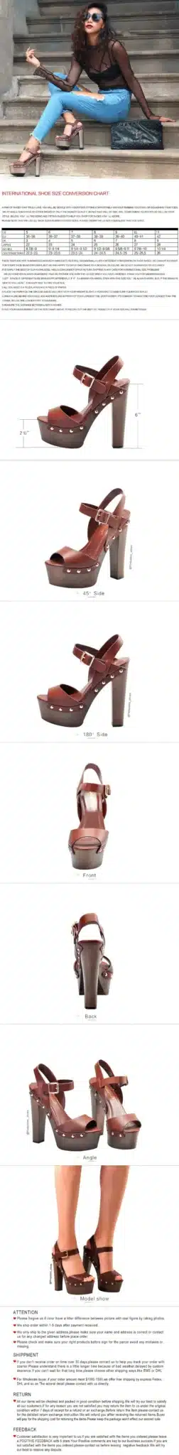 Pink Palms women summer shoes coffee wedge women rivets decoration high heels peep toe ankle strap comfortable party sandals 2