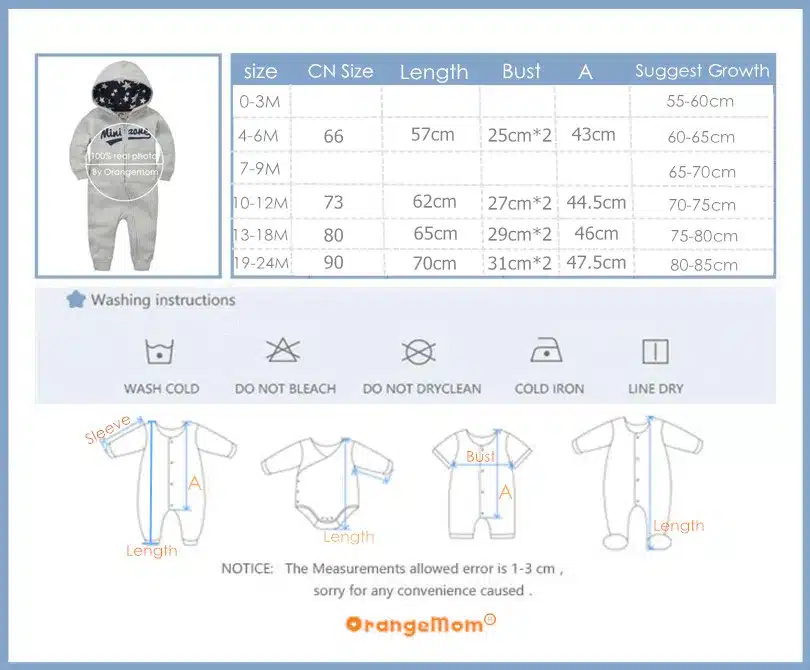 2017 spring Baby rompers Newborn Cotton tracksuit Clothing Baby Long Sleeve hoodies Infant Boys Girls jumpsuit baby clothes boy 12