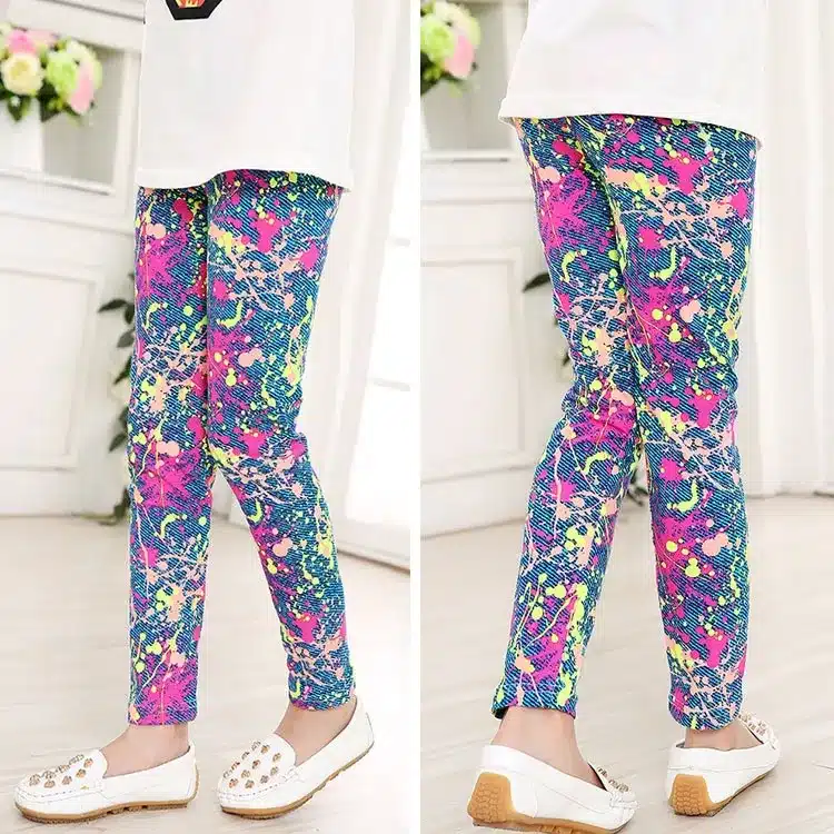 Baby Kids Childrens printing Flower Toddler Classic Leggings girls pants Girls legging 2-14Ybaby girl leggings 30