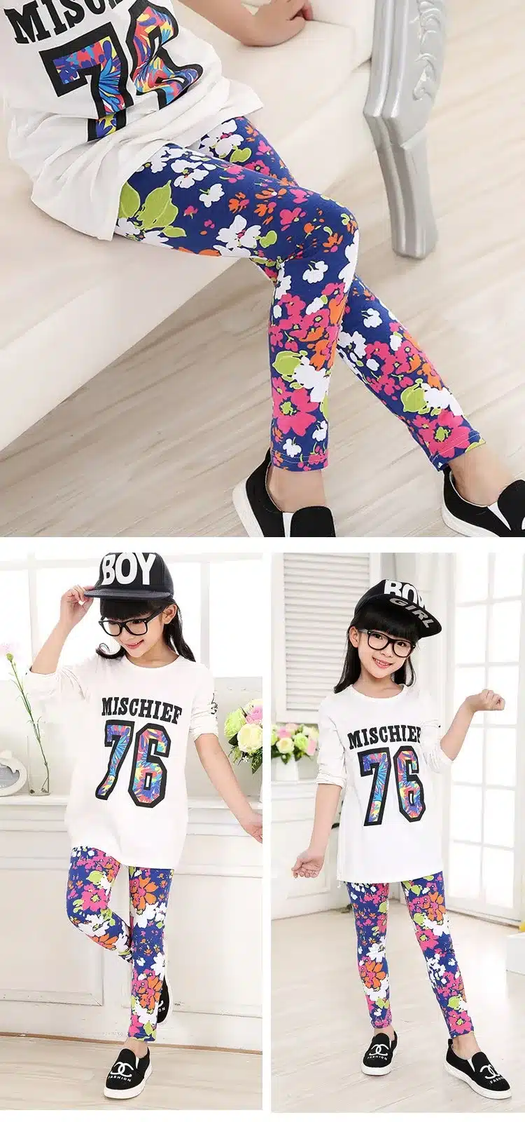 Baby Kids Childrens printing Flower Toddler Classic Leggings girls pants Girls legging 2-14Ybaby girl leggings 35