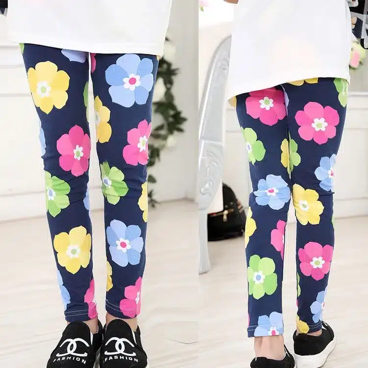 Baby Kids Childrens printing Flower Toddler Classic Leggings girls pants Girls legging 2-14Ybaby girl leggings 40