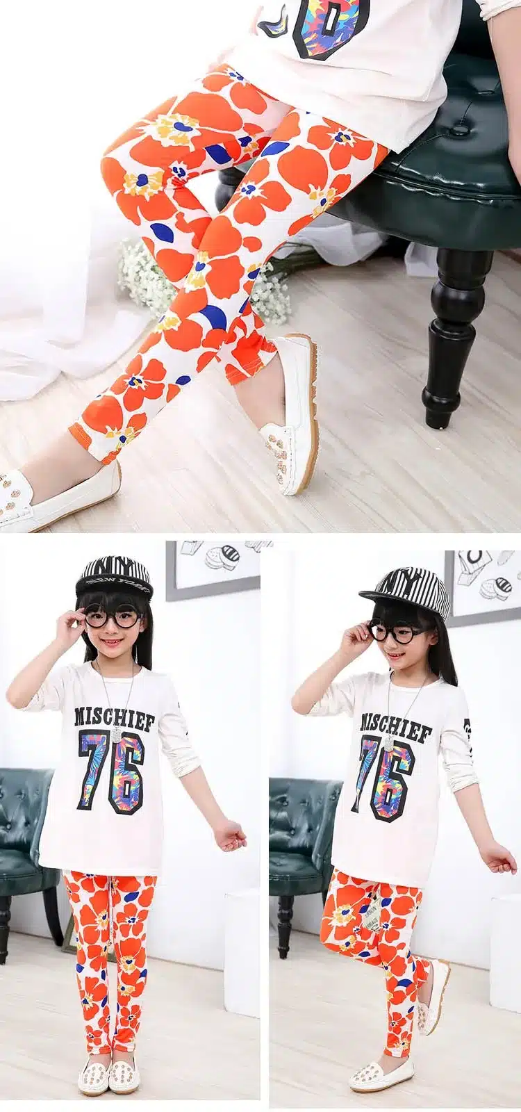 Baby Kids Childrens printing Flower Toddler Classic Leggings girls pants Girls legging 2-14Ybaby girl leggings 41