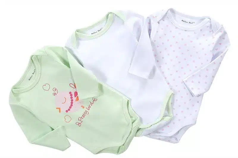 100% Cotton Baby Bodysuit 3pieces/lot Autumn Newborn Cotton Body Baby Long Sleeve Underwear Next Infant Boy Girl Pajamas Clothes 10