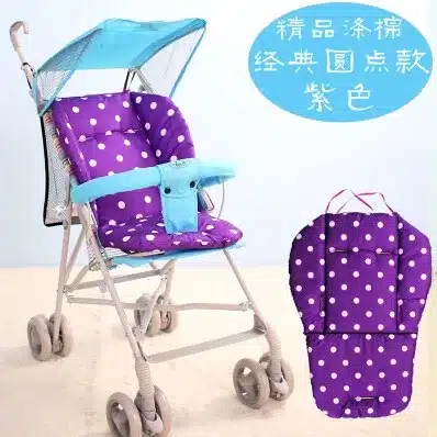 Baby Car Seat Pad Pram,Comfortable Cotton Baby Infant Stroller Seat Cover,Pushchair Cushion Mattress Sale,5 Optional Color 15