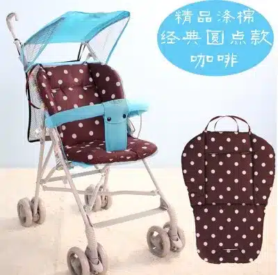 Baby Car Seat Pad Pram,Comfortable Cotton Baby Infant Stroller Seat Cover,Pushchair Cushion Mattress Sale,5 Optional Color 17