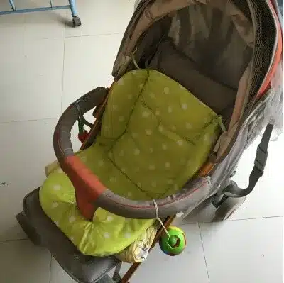 Baby Car Seat Pad Pram,Comfortable Cotton Baby Infant Stroller Seat Cover,Pushchair Cushion Mattress Sale,5 Optional Color 36