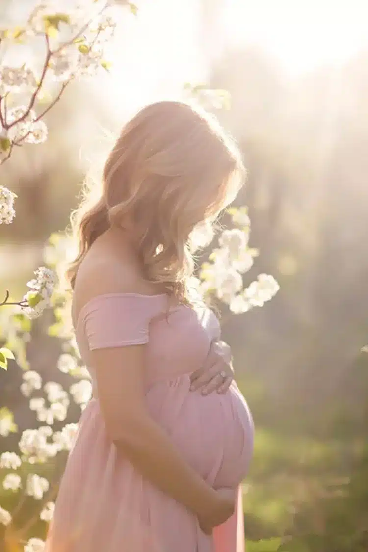 Maternity Dress For Photo Shooting Boat Neck White Dress Maternty Photography Props Short Sleeve Stretch Cotton Pregnant Dress 7