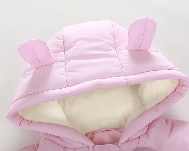 lrcoml Keep Thick warm Infant baby rompers Winter clothes Newborn Baby Boy Girl Romper Jumpsuit Hooded Kid Outerwear For 0-24M 15