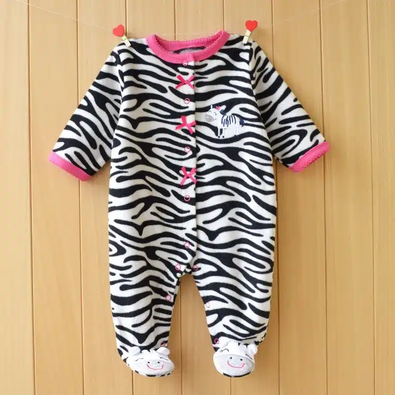 New 2015 Autumn / Winter Baby Rompers clothes Long sleeved coveralls for newborns Boy Girl Polar Fleece baby Clothing 30