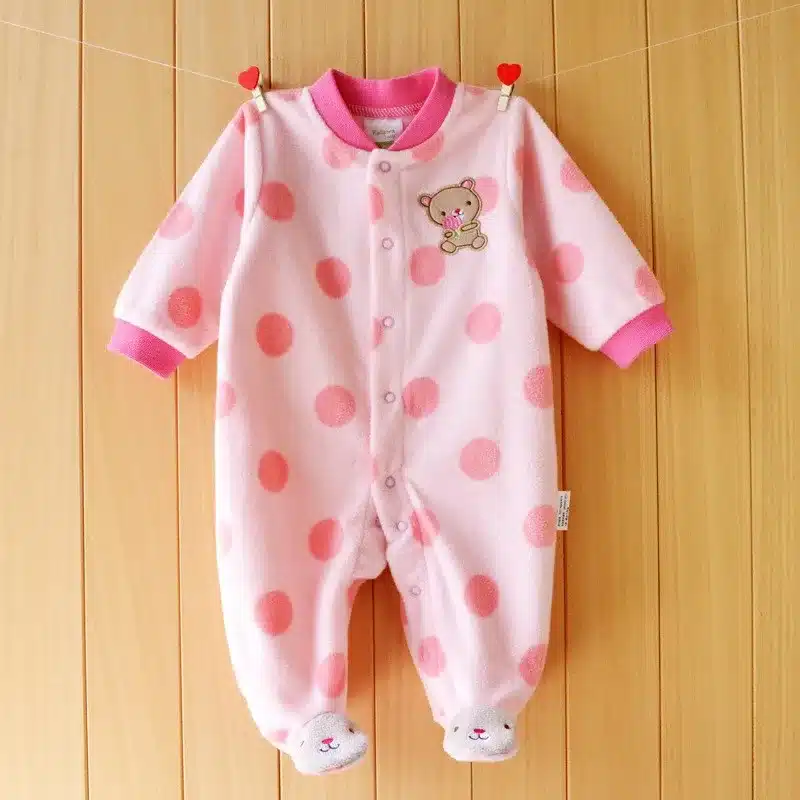 New 2015 Autumn / Winter Baby Rompers clothes Long sleeved coveralls for newborns Boy Girl Polar Fleece baby Clothing 38