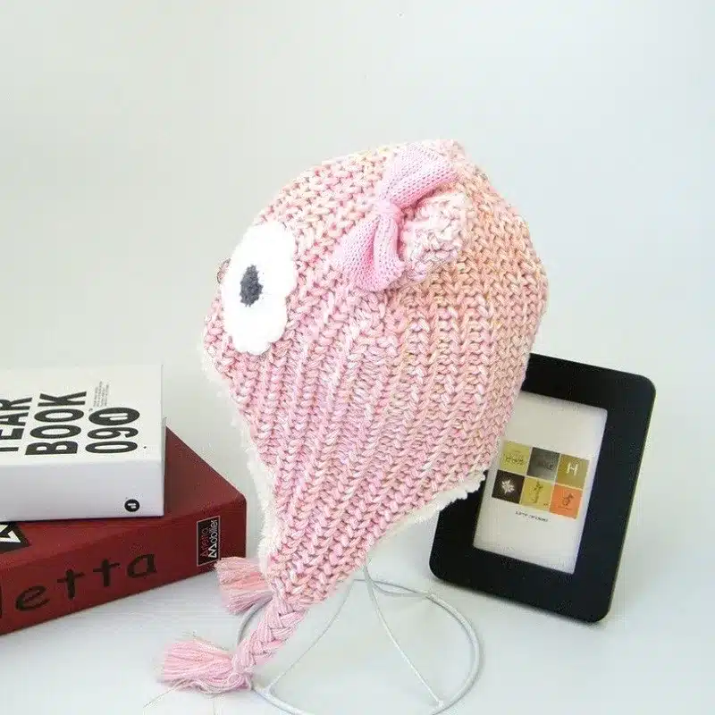 2017 New Brand LANGZHEN Girls Hats Pink Owl Kids Baby Winter Hats Bonnet Enfant Hat For Children Baby Muts KF079 14