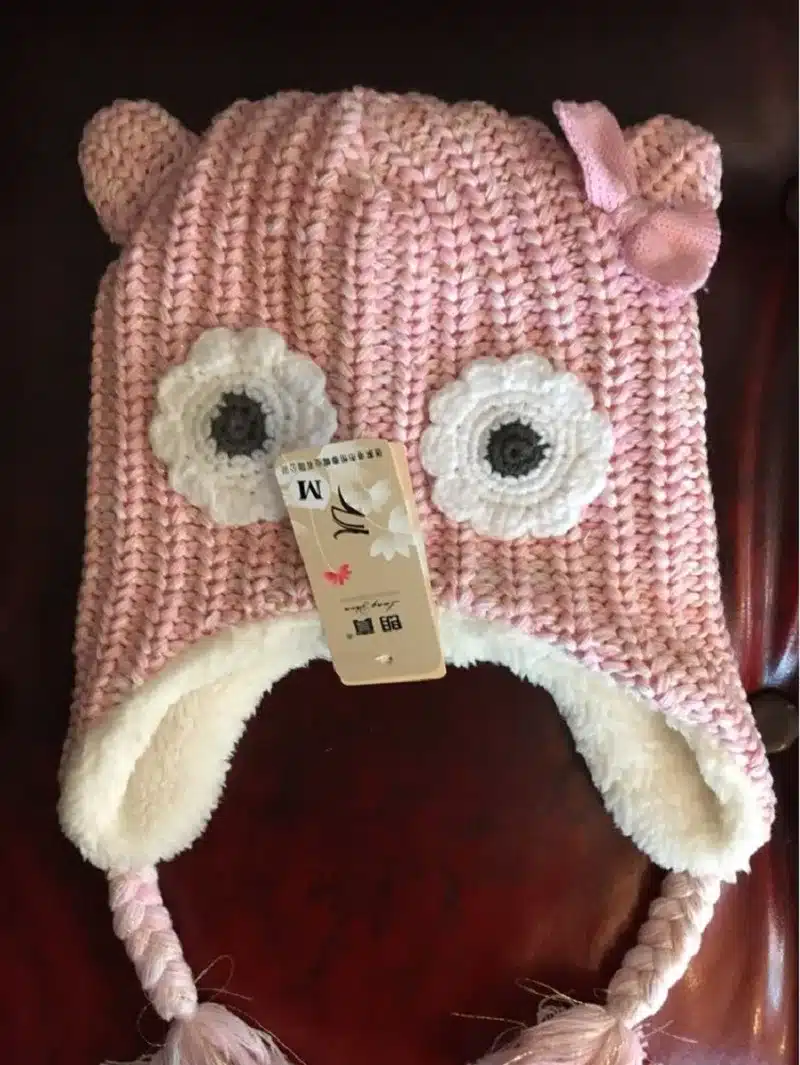 2017 New Brand LANGZHEN Girls Hats Pink Owl Kids Baby Winter Hats Bonnet Enfant Hat For Children Baby Muts KF079 17