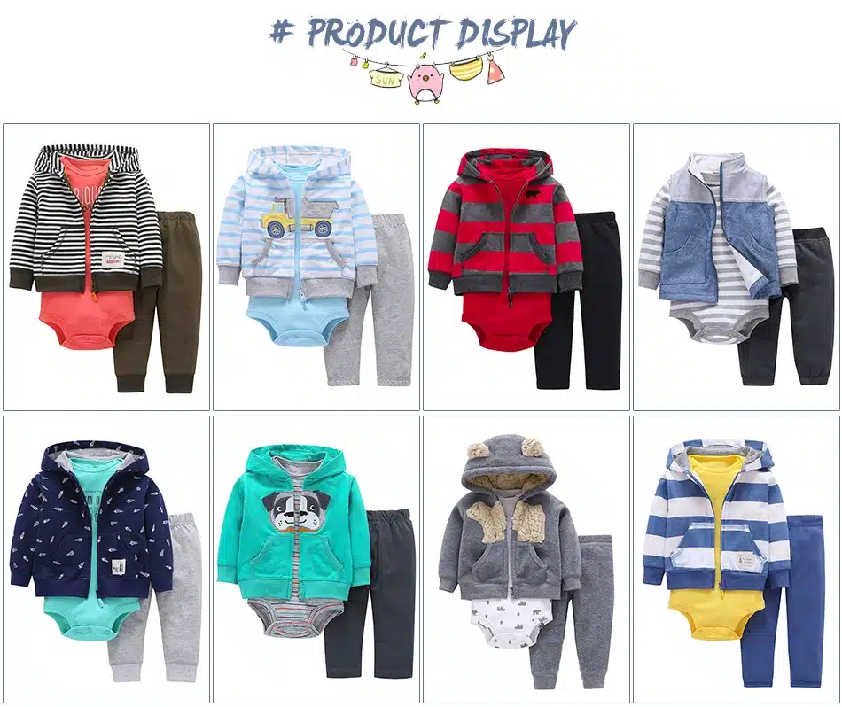 2018 Top Fashion Special Offer Full 100% Cotton Bodysuit & Pants Set Clothing Baby Boys Girl Clothes 0~24 Months Newborn Suit 2