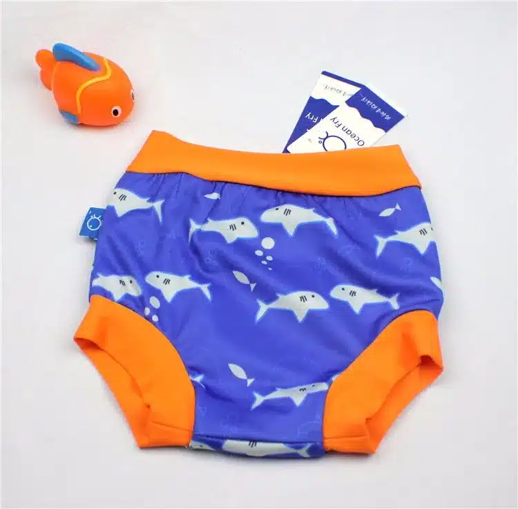 High Waist Baby Swim Diaper for Boys Waterproof Spa Swim Diapers for Swimming Nappies Washable Reusable Baby Trunks for Swimming 23