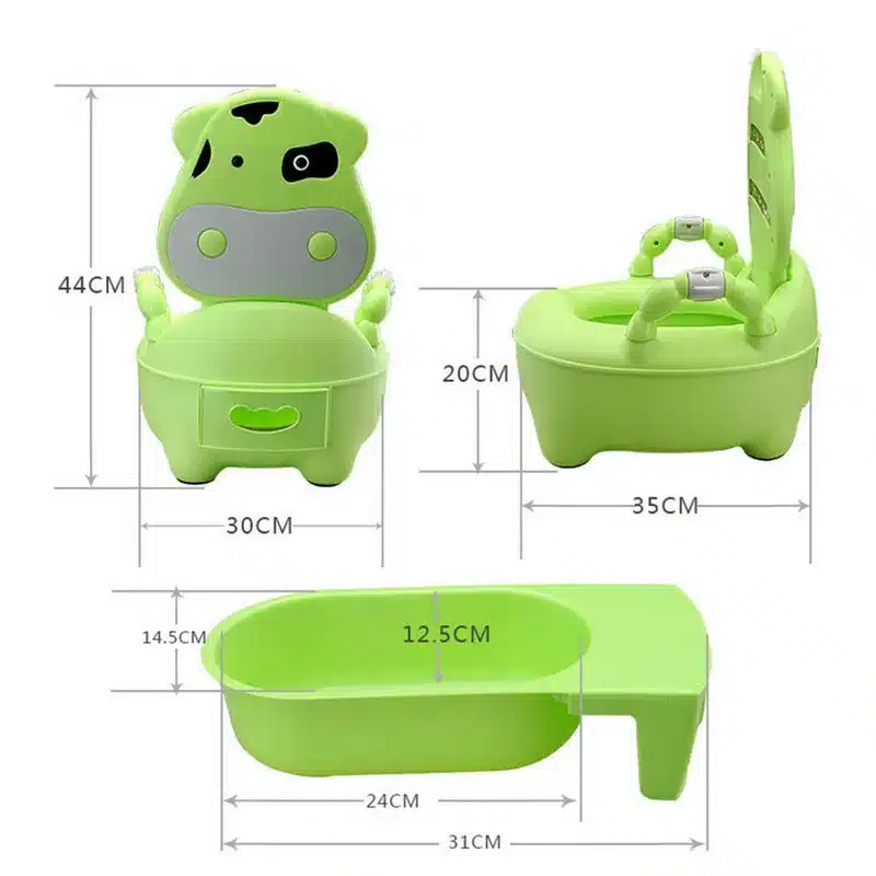 Toilet Children Baby Potty Training Cows Boy Girl Portable Potty Toilet infant Potty Infants Toilet Child Pot with FREE brush 4