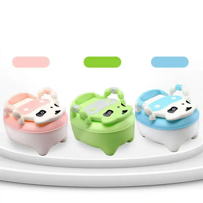 Toilet Children Baby Potty Training Cows Boy Girl Portable Potty Toilet infant Potty Infants Toilet Child Pot with FREE brush 5