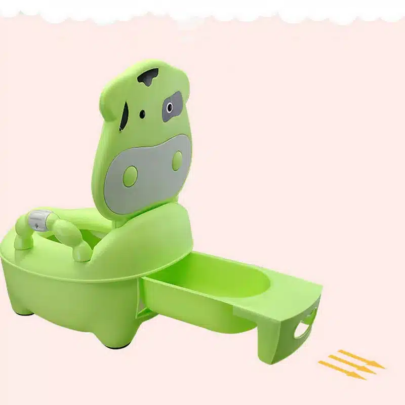 Toilet Children Baby Potty Training Cows Boy Girl Portable Potty Toilet infant Potty Infants Toilet Child Pot with FREE brush 7
