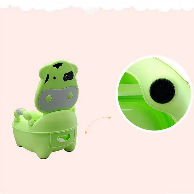 Toilet Children Baby Potty Training Cows Boy Girl Portable Potty Toilet infant Potty Infants Toilet Child Pot with FREE brush 8