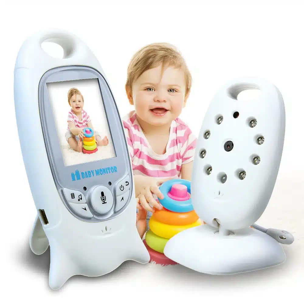 2 inch Color Video Wireless baby monitor with camera baba electronic Security 2 Talk Nigh Vision IR LED Temperature Monitoring 16