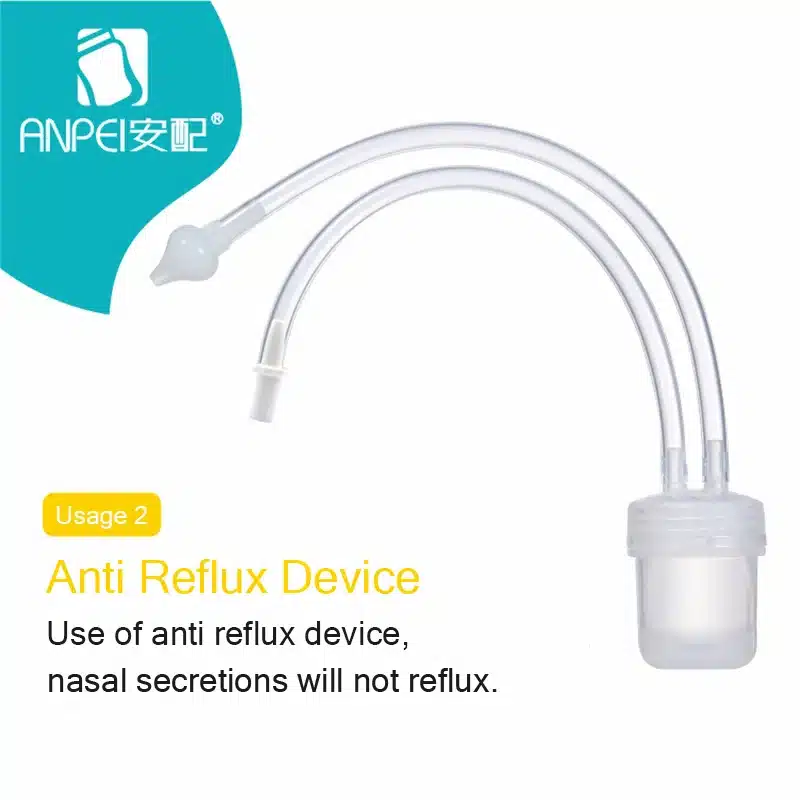 Baby Nasal Aspirator Set Baby Care Products Anti-backwash Device Vacuum Suction Newborn Nose Aspirator Cleaner Snot Nose Cleaner 3