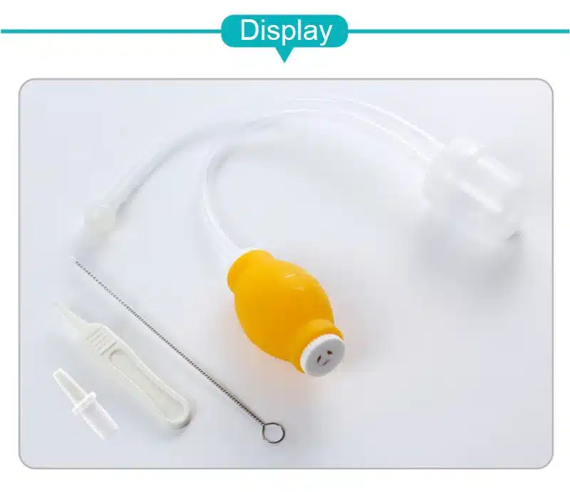 Baby Nasal Aspirator Set Baby Care Products Anti-backwash Device Vacuum Suction Newborn Nose Aspirator Cleaner Snot Nose Cleaner 15