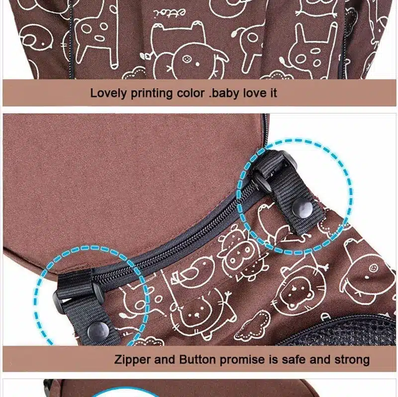 360 Baby Carrier 10-12 Months Baby Hipseat 20kg Infant Backpack Carriers Front Facing Kangaroo Baby Wrap Polyester Manduca Print 19