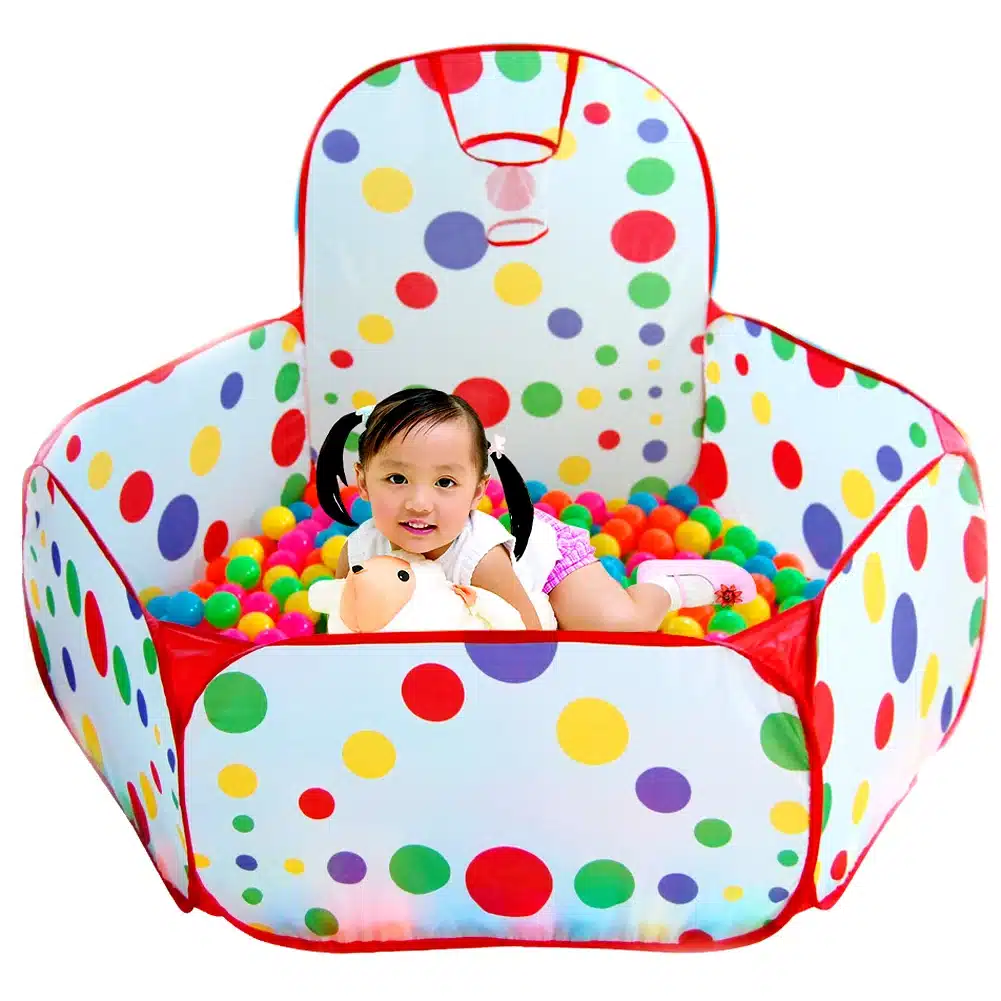 New Folding Kids Playpen Ocean Ball Game Pit Pool Portable Children Game Play Tent In/Outdoor Playing House Pool Pit 9