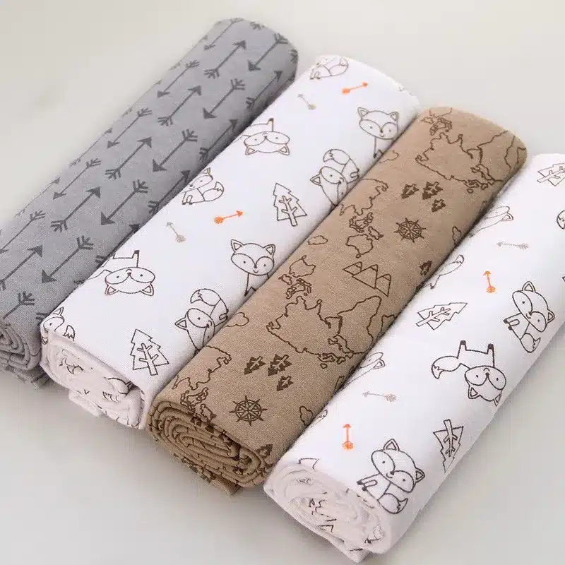 NEW color 4pcs/pack 100%cotton flannel baby blanket receiving newborn colorful cobertor baby bedsheet supersoft blanket 76x76cm 18