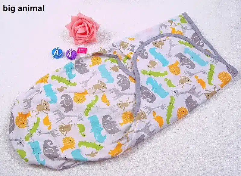 100% Cotton Baby Swaddle Wrap Blanket Newborn Infants Baby Envelop Sleep Bag Sleepsack Mantas Para Bebe KF040S 15